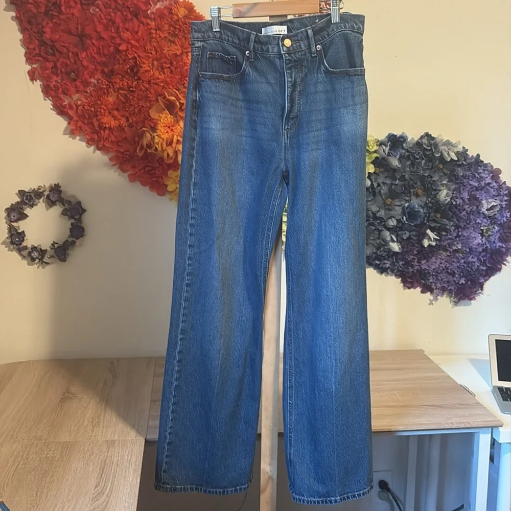 Loft wide leg jeans - Picture 2 of 8